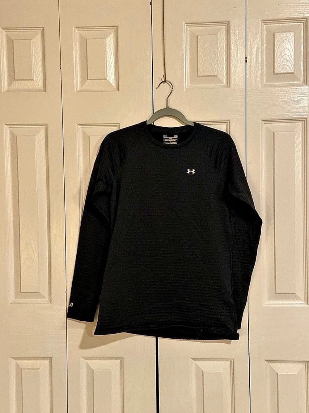 Under Armour Men's UA Base 3.0 Crew Long Sleeve Black Large
